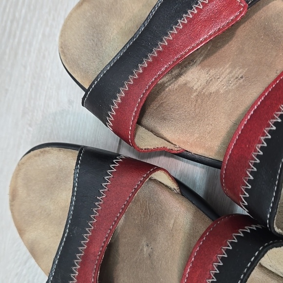 SAS Women Hook&loop Leatger Strappy Sandals Shoes Sz 8.5M - Picture 8 of 14